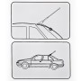 PS-08 Long Modified Car Antenna Aerial 47 см (белый)