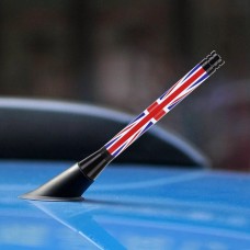 Long Universal UK Flag Pattern Car Antenna Aerial 10.5cm