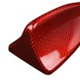 Car Carbon Fiber Antenna Decorative Cover for BMW 5 Series E60 2003-2010, E Style (Red)