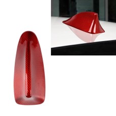 Car Carbon Fiber Antenna Decorative Cover for BMW F10, A Style (Red)