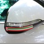 6 PCS Italian Nation Flag Style Rubber Car Sticker Car Crash Bar Bumper Strips