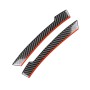 2 PCS Car Carbon Fiber Rearview Mirror Anti-collision Strip Protection Guards Trims Stickers for Mercedes-Benz