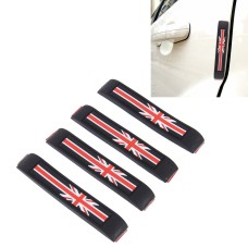 4 PCS England Nation Flag Style Rubber Car Sticker Car Crash Bar Bumper Strips