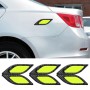 6 PCS Car Luminous Anti-collision Strip Protection Guards Trims Stickers (Fluorescent Green)