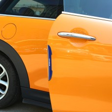 4 PCS Car Plastic Anti-collision Stickers Car Door Protector Door Side Edge Sticker(Blue)