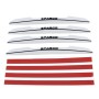 4 PCS Car Plastic Anti-collision Stickers Car Door Protector Door Side Edge Sticker(White)