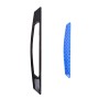 4 PCS Carbon Fiber Car Auto Side Door Edge Guard Protection Trims Reflective Stickers(Blue)