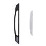 4 PCS Carbon Fiber Car Auto Side Door Edge Guard Protection Trims Reflective Stickers(White)