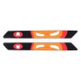 2 PCS Car Vehicle Door Side Guard Anti Crash Strip Exterior Avoid Bumps Collsion Impact Protector Sticker (Black Yellow)