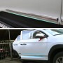 4 PCS Car Auto Door Side Edge Metal Anti-scratch Body Guard Protection Strip Sticker(Silver)