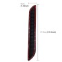 2 PCS Universal Car Auto Rubber Body Bumper Guard Protector Strip Sticker(Black)