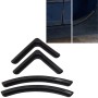 4 PCS/Set Universal Car Styling PVC Car Door Edge Anti Collision Sticker Door Anti-Rub Strips Car Door Scratch Protector(Black)