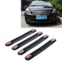 4 PCS Universal Fashion Simple Anti-collision Bar Car Body Protective Strip Car Protective Bar(Black)