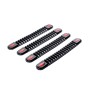 4 PCS Universal Fashion Simple Anti-collision Bar Car Body Protective Strip Car Protective Bar(Black)