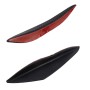 6 PCS Universal Carbon Fiber Style Car Front Bumper Body Spoiler Lip Splitter Protector Bar Strip Guard Sticker