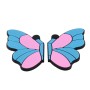 8 PCS Butterfly Shape Cartoon Style PVC Car Auto Protection Anti-scratch Door Guard Decorative Sticker(Blue)