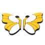 8 PCS Butterfly Shape Cartoon Style PVC Car Auto Protection Anti-scratch Door Guard Decorative Sticker(White)