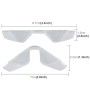 3R 3R-2107 4 PCS Rubber Car Side Door Edge Free Bending Protection Guards Cover Trims Stickers(Transparent)