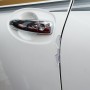 3R 3R-2107 4 PCS Rubber Car Side Door Edge Free Bending Protection Guards Cover Trims Stickers(Transparent)