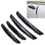 3R 3R-2103 4 PCS Rubber Car Side Door Edge Protection Guards Cover Trims Stickers(Black)