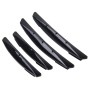 3R 3R-2103 4 PCS Rubber Car Side Door Edge Protection Guards Cover Trims Stickers(Black)