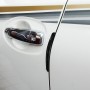 3R 3R-2103 4 PCS Rubber Car Side Door Edge Protection Guards Cover Trims Stickers(Black)