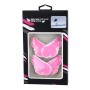 4 PCS Angel Wing Shape Cartoon Style PVC Car Auto Protection Anti-scratch Door Guard Decorative Sticker (Pink)