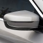 2 PCS Car Carbon Fiber Rearview Mirror Bumper Strip Decorative Sticker for BMW G30 (2018-2019) / G11 (2016-2019), Right Drive without Lens