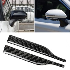 2 PCS Car Carbon Fiber Rearview Mirror Anti-collision Strip Protection Guards Trims Stickers for Toyota Eighth Generation Camry 2018-2019