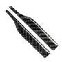 2 PCS Car Carbon Fiber Rearview Mirror Anti-collision Strip Protection Guards Trims Stickers for Toyota Eighth Generation Camry 2018-2019