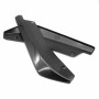 XH-6134 Black Car Universal Modified Rear Spoiler Anti-collision Protector Bar Strip Guard Sticker