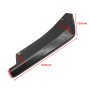 XH-6134 Black Car Universal Modified Rear Spoiler Anti-collision Protector Bar Strip Guard Sticker