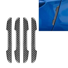 4 PCS Car Carbon Fiber Side Anti-collision Bumper Strip for Chevrolet Cruze 2009-2015, Left and Right Drive Universal