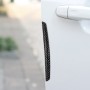 3 Sets DM-047 Rearview Mirror Carbon Fiber Anti-Scratch Door Anti-Collision Strip