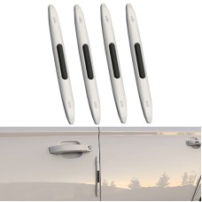 4 PCS Car Door Anti-Static Silicone Airbag Anti-Collision Strip, Colour: White