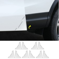 5 Pairs Car Door Corner Bumper Stickers Scuff Protection Stickers(Transparent)