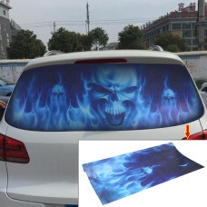 Garland Design Car Sticker Decal Waterproof Backup Window Ghost Rider Styling 3D Emblem External Side Personalized Car Wall House Decoration, Size: 130cm x 70cm