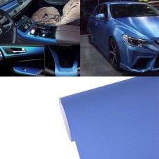 Защитное украшение Car 3D Углеродное волокно ПВХ наклейка, размер: 152 см (L) x 50 см (W) (синий цвет)