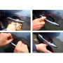 4 ПК Универсальные прозрачные боковые дверные ручки с царапинами защитные пленки набор автомобилей автомобильные аксессуары в стиле ТПУ