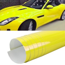 5 x 0,5 м. АВТОР -CAR Декоративная пленка пленка Кристаллическая ПВХ Корпусная цветовая пленка (хрустальный лимонный желтый)