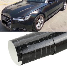 5 x 0,5M Авто автомобиль декоративная пленка пленка лазер ПВХ -изменение цветовой пленки (лазерный черный)
