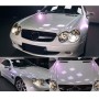 1.52 x 0.5m Auto Car Decorative Wrap Film Diamond White Discoloration PVC Body Changing Color Film(Purple)