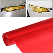 Защитное украшение автомобильная световая мембрана /наклейка с лампами, размер: 100 см (L) x 40 см (W (красный)