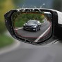10 ПК, дождлипроницаемые анти-FOG и анти-рефлютивная пленка для зеркального зеркального эллипса автомобиля 100x150 мм (прозрачный)
