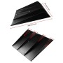 Universal Car Rear Bumper Diffuser 4 Shark Fin Style Black ABS