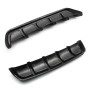 XH-6132 Embossing Texture Universal Car Rear Bumper Lip Diffuser 6 Shark Fin Style Rear Lower Spoiler, Size: 67cm