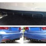 XH-6132 Embossing Texture Universal Car Rear Bumper Lip Diffuser 6 Shark Fin Style Rear Lower Spoiler, Size: 67cm