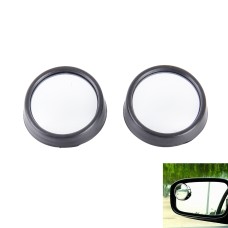 Широковое зеркало с задним видом автомобиля, диаметр: 5,5 см (черный)