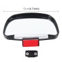 3R-081 Car Blind Spot Side View Wide Angle Convex Mirror Vision Collection Side View Mirror Blind Spot Mirror(Black)