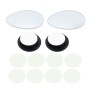 3R-055 2 PCS Car Truck Oval Blind Spot Rear View Wide Angle Mirror Blind Spot Mirror 360 Degree Adjustable Wide-angle Mirror, Size: 6.7*4.5cm